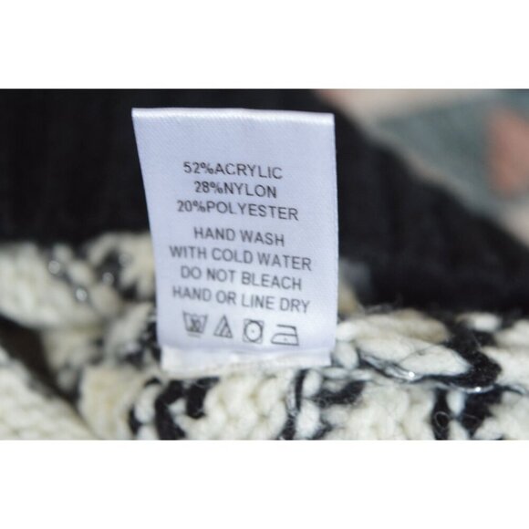 143 Story Boutique Stripe Pointelle Detail Crew Neck Sweater Women's Size Small - Picture 10 of 12